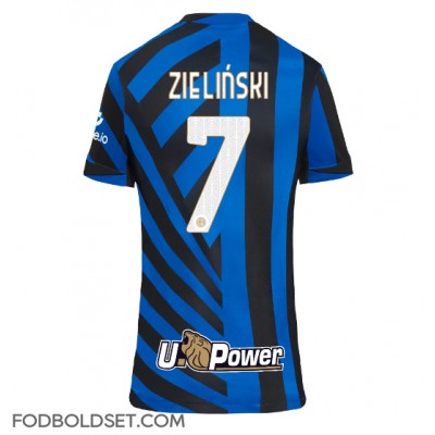 Inter Milan Piotr Zielinski #7 Hjemmebanetrøje Dame 2024-25 Kortærmet Inter Milan Piotr Zielinski #7 Hjemmebanetrøje Dame 2024-25 Kortærmet